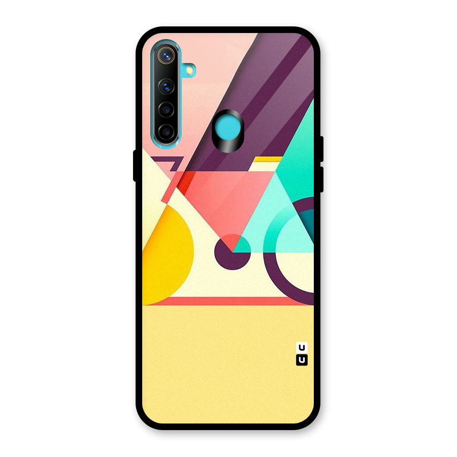 Abstract Cycle Glass Back Case for Realme 5i