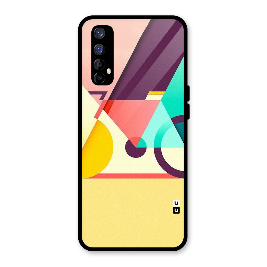 Abstract Cycle Glass Back Case for Realme 7