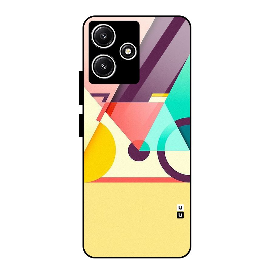 Abstract Cycle Glass Back Case for Redmi 12 5G