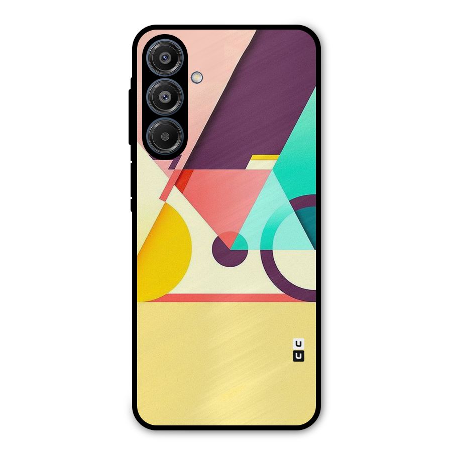 Abstract Cycle Metal Back Case for Galaxy A16 5G