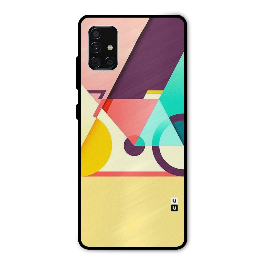 Abstract Cycle Metal Back Case for Galaxy A51
