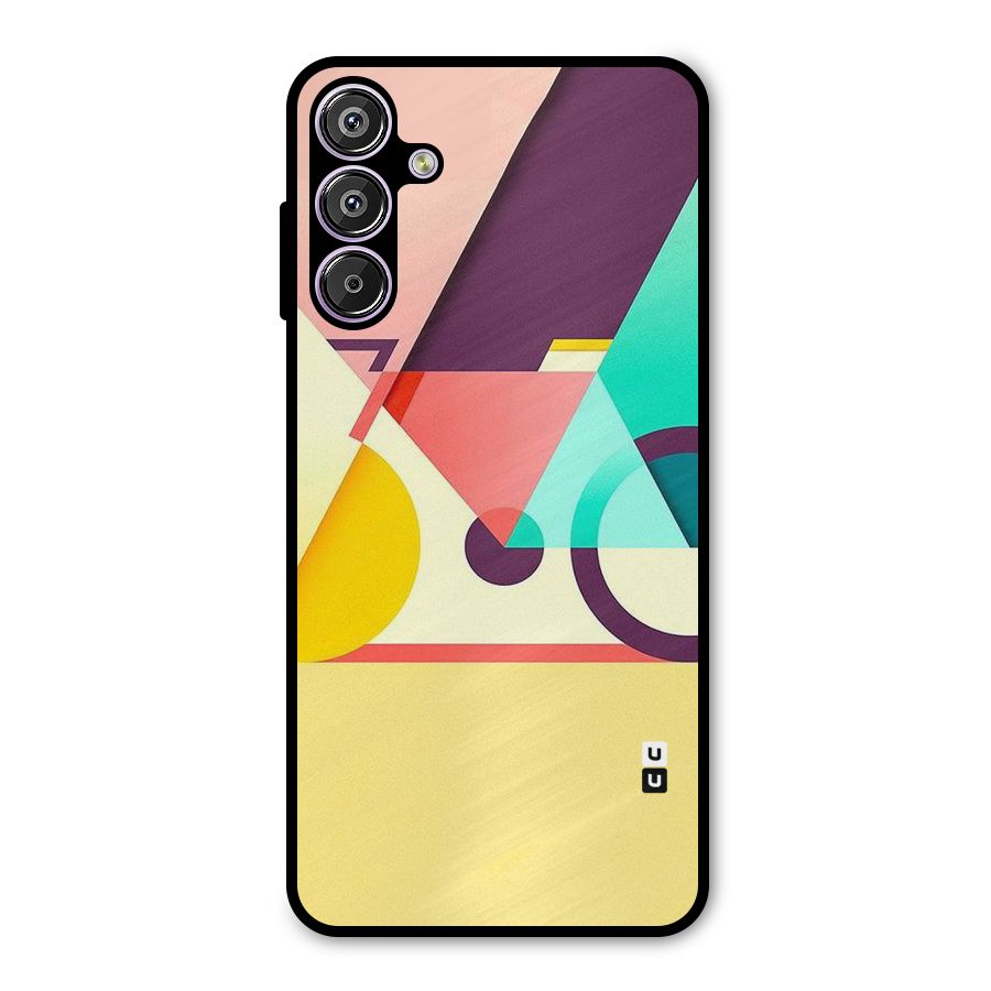 Abstract Cycle Metal Back Case for Galaxy F15