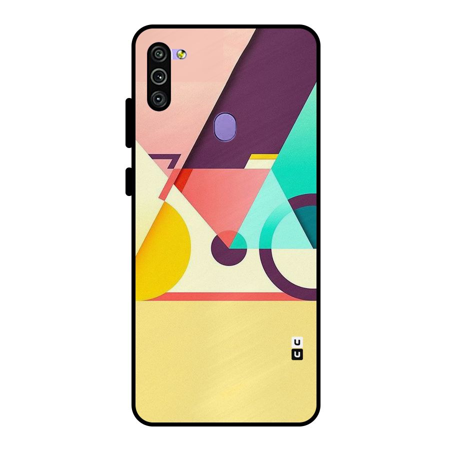 Abstract Cycle Metal Back Case for Galaxy M11