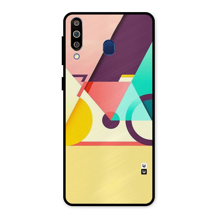 Abstract Cycle Metal Back Case for Galaxy M30