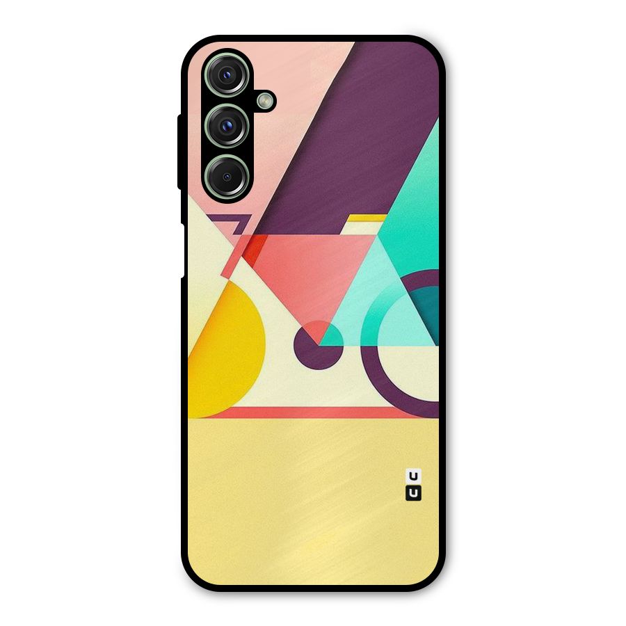 Abstract Cycle Metal Back Case for Galaxy M34