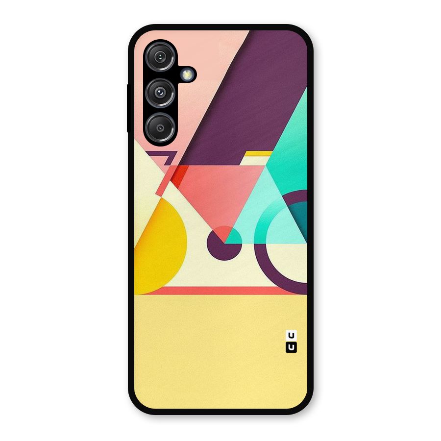 Abstract Cycle Metal Back Case for Galaxy M34 5G