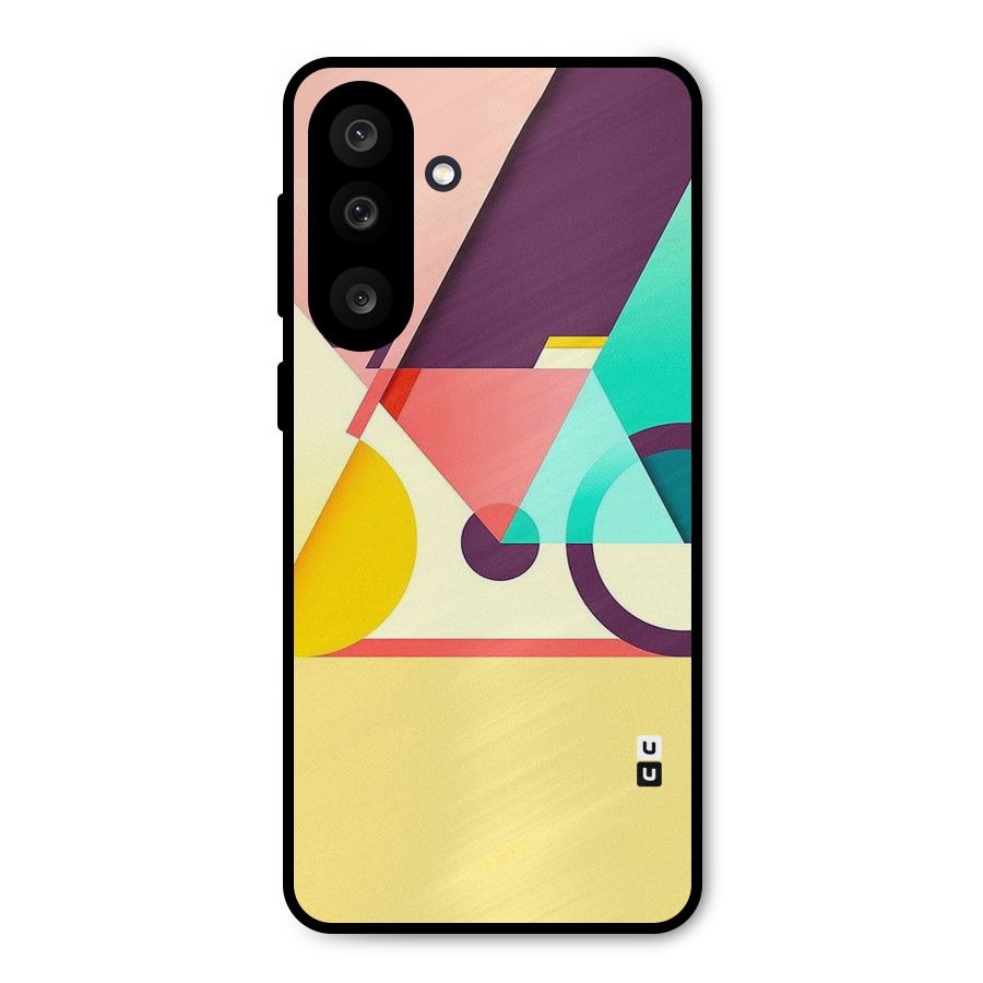 Abstract Cycle Metal Back Case for Galaxy M56