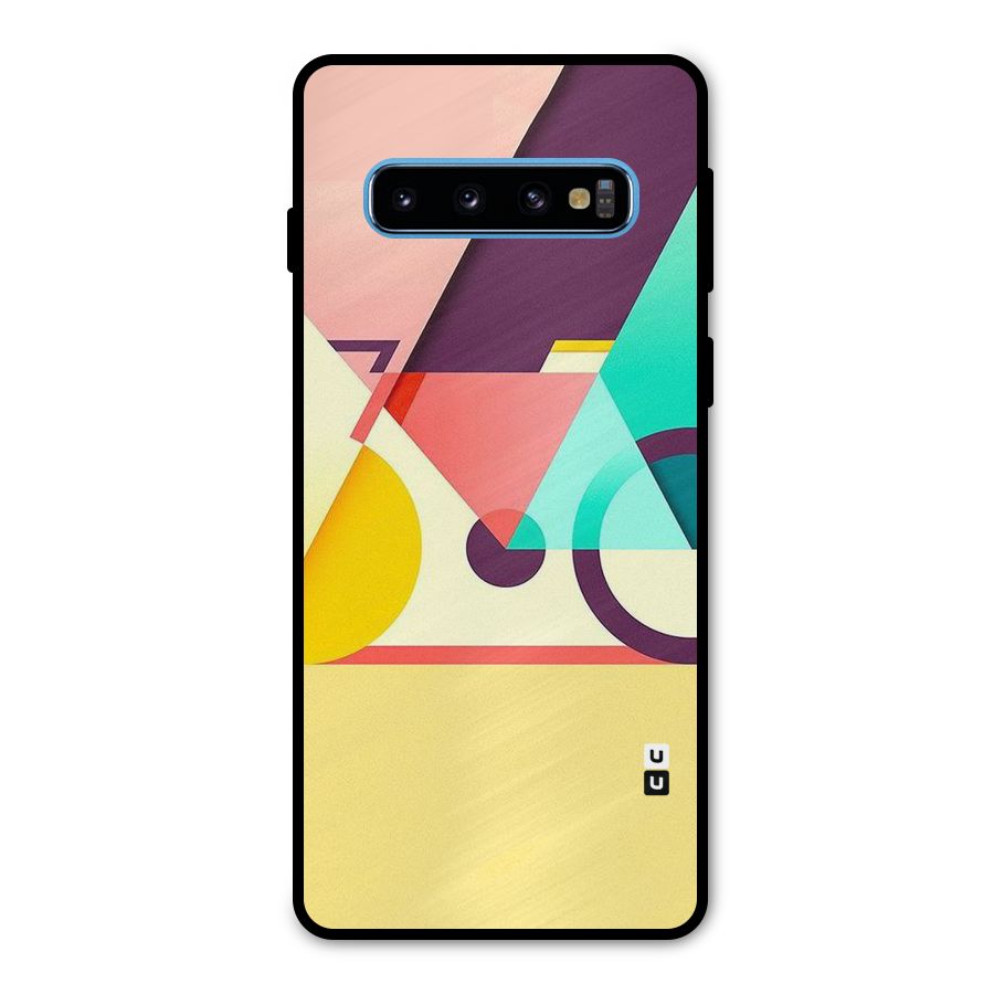 Abstract Cycle Metal Back Case for Galaxy S10