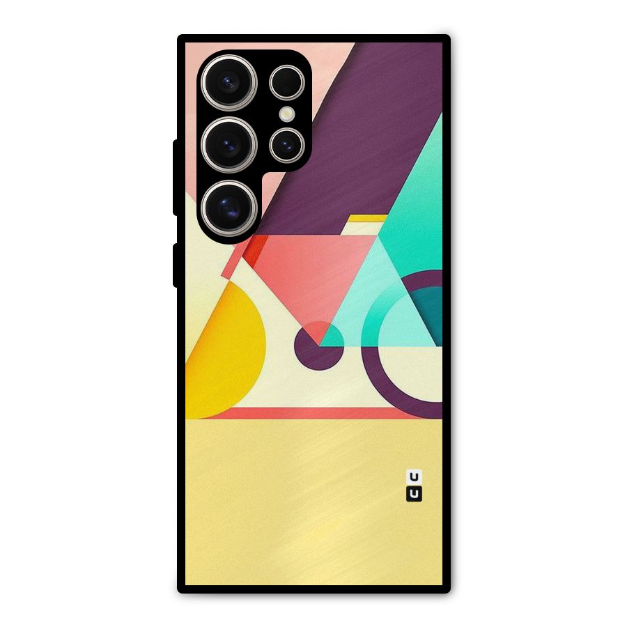 Abstract Cycle Metal Back Case for Galaxy S24 Ultra