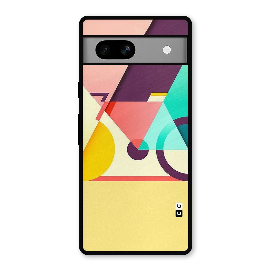 Abstract Cycle Metal Back Case for Google Pixel 7a