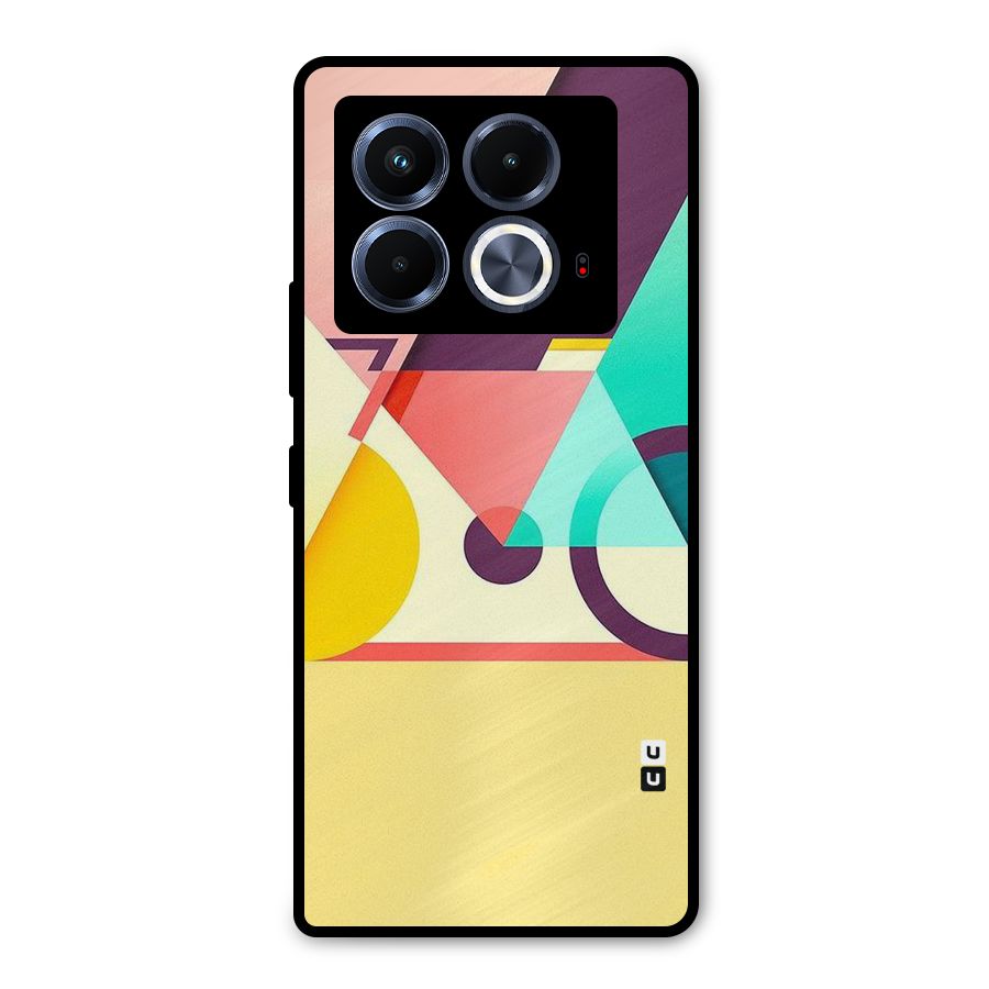 Abstract Cycle Metal Back Case for Infinix Note 40 5G