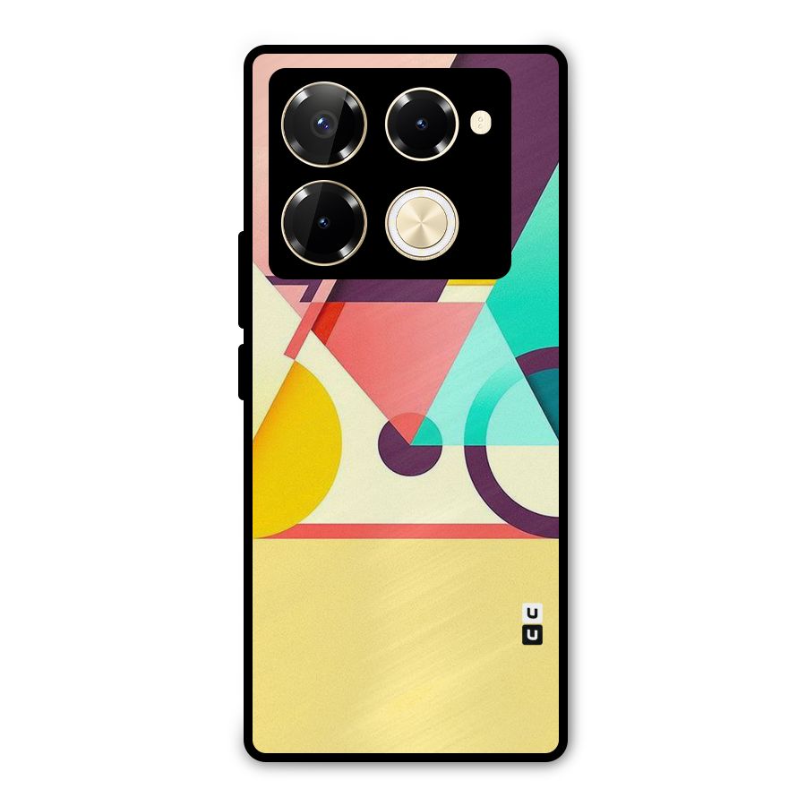 Abstract Cycle Metal Back Case for Infinix Note 40 Pro Plus