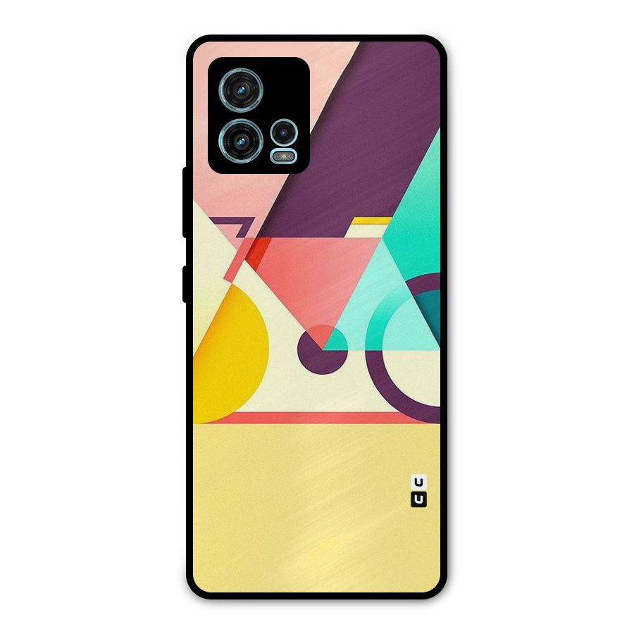 Abstract Cycle Metal Back Case for Moto G72