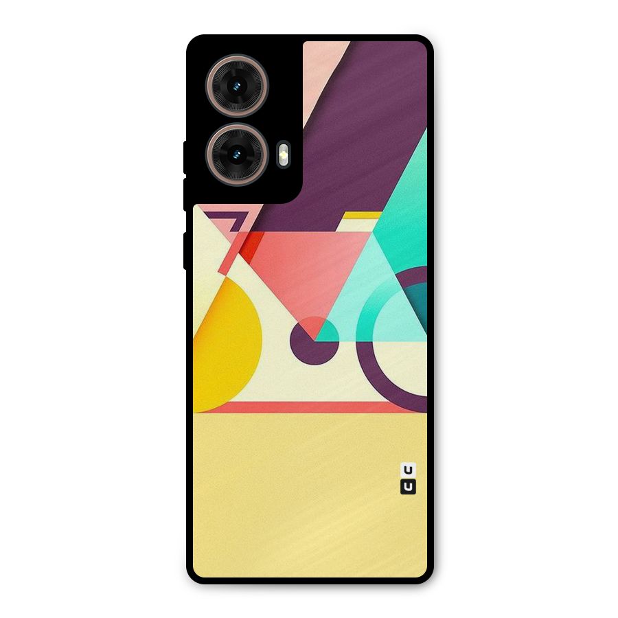 Abstract Cycle Metal Back Case for Moto G85