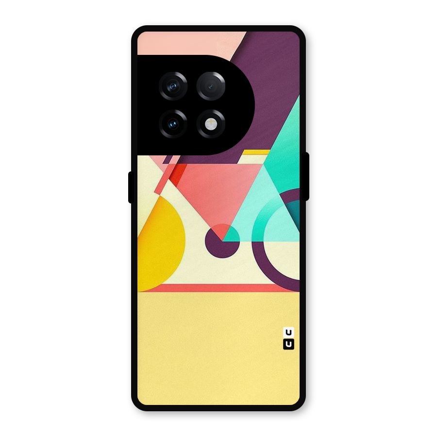 Abstract Cycle Metal Back Case for OnePlus 11R