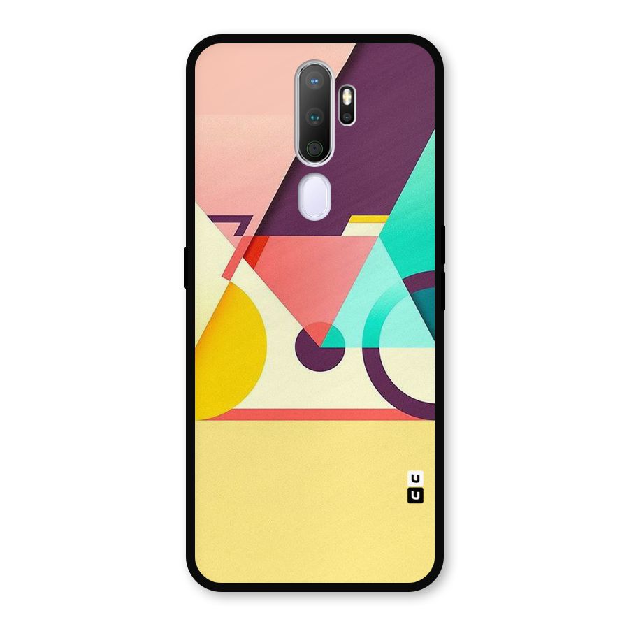 Abstract Cycle Metal Back Case for Oppo A9 (2020)