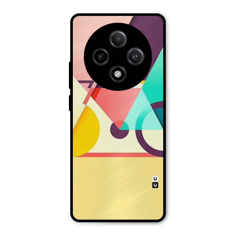 Abstract Cycle Metal Back Case for Oppo F27 Pro Plus