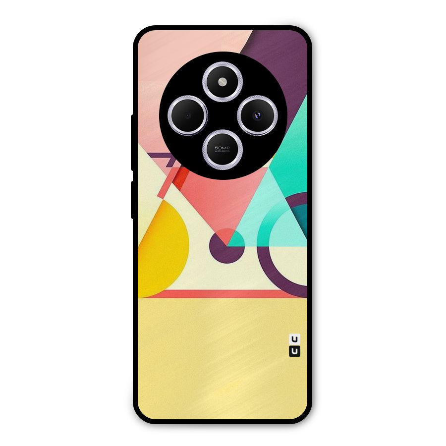 Abstract Cycle Metal Back Case for Poco C75 5G