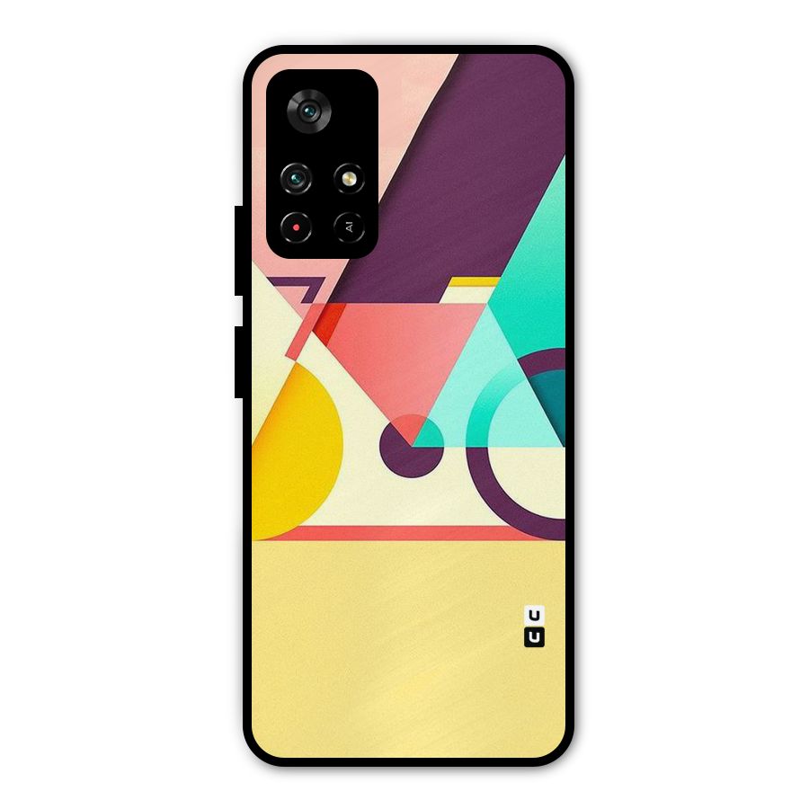 Abstract Cycle Metal Back Case for Poco M4 Pro 5G