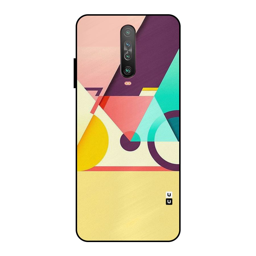 Abstract Cycle Metal Back Case for Poco X2