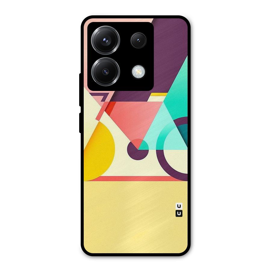 Abstract Cycle Metal Back Case for Poco X6