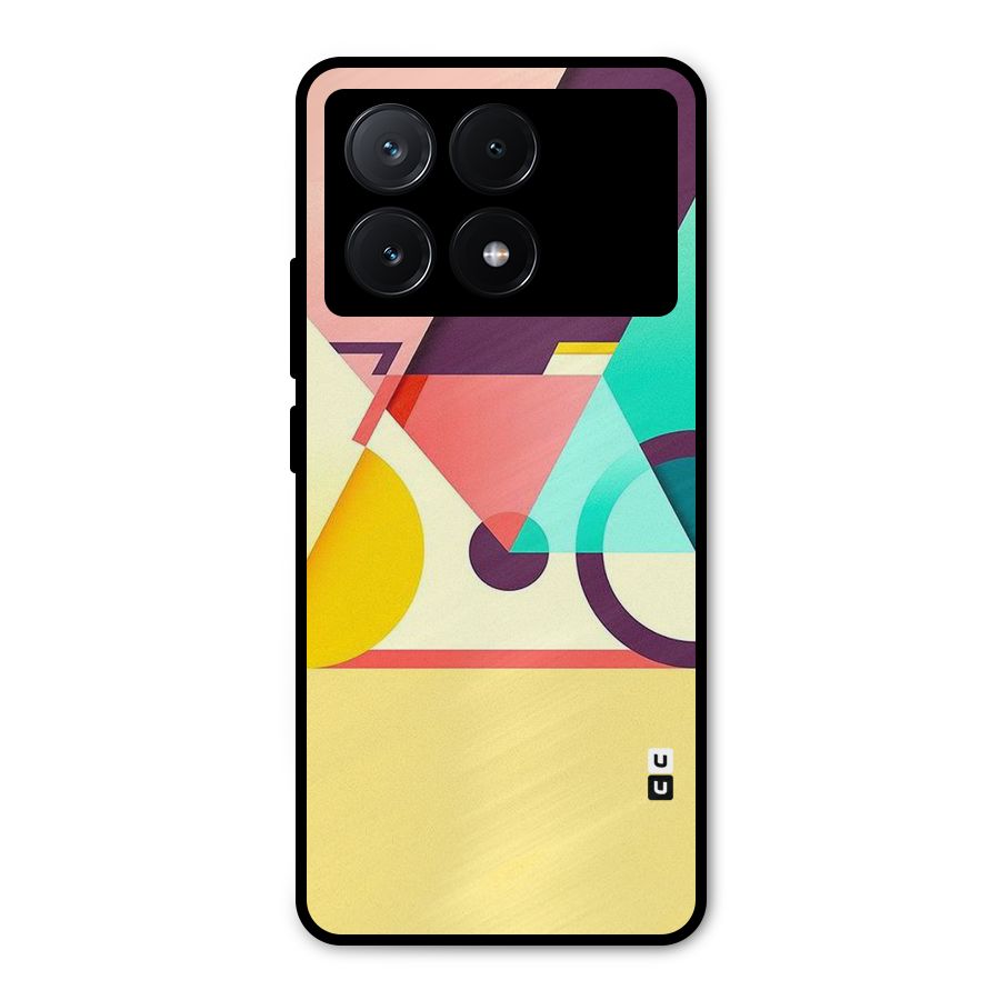 Abstract Cycle Metal Back Case for Poco X6 Pro