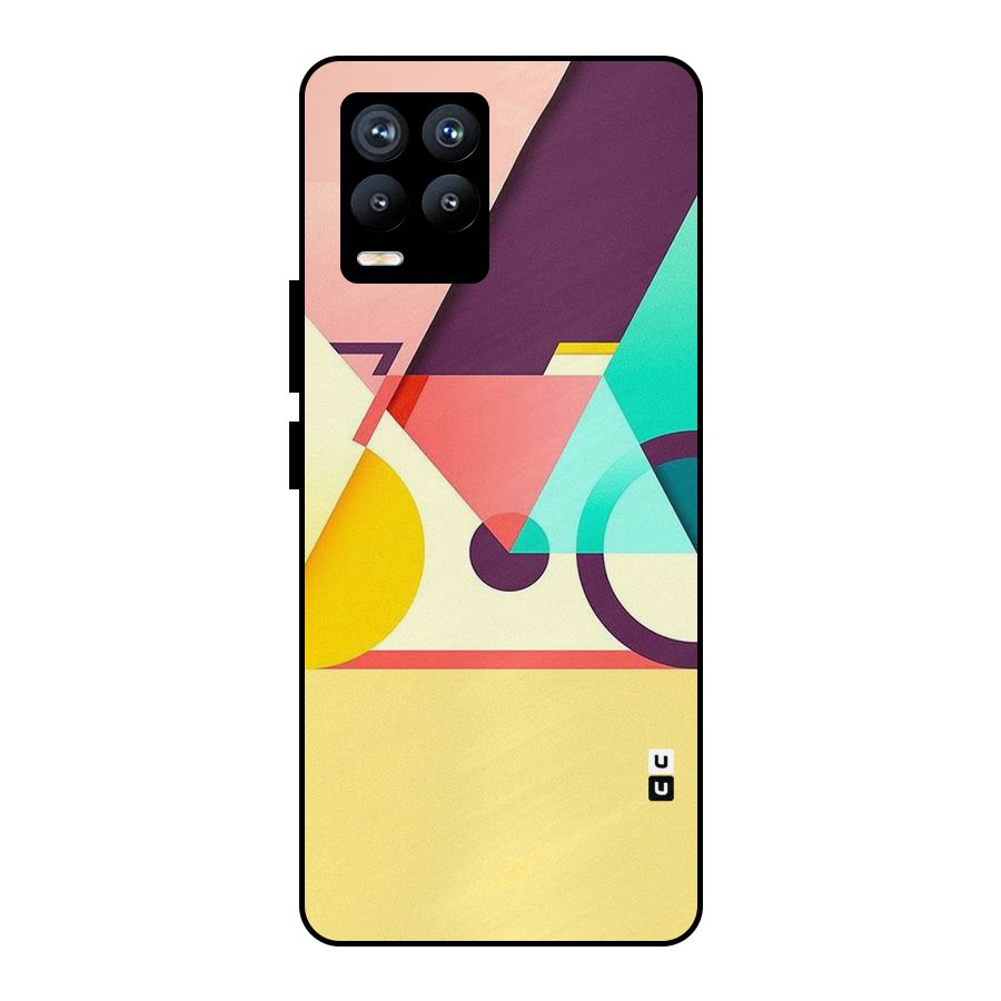 Abstract Cycle Metal Back Case for Realme 8 Pro