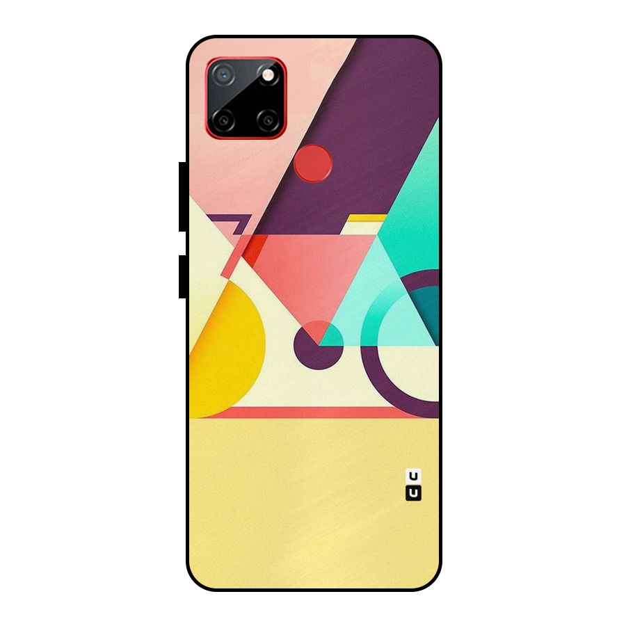 Abstract Cycle Metal Back Case for Realme C12