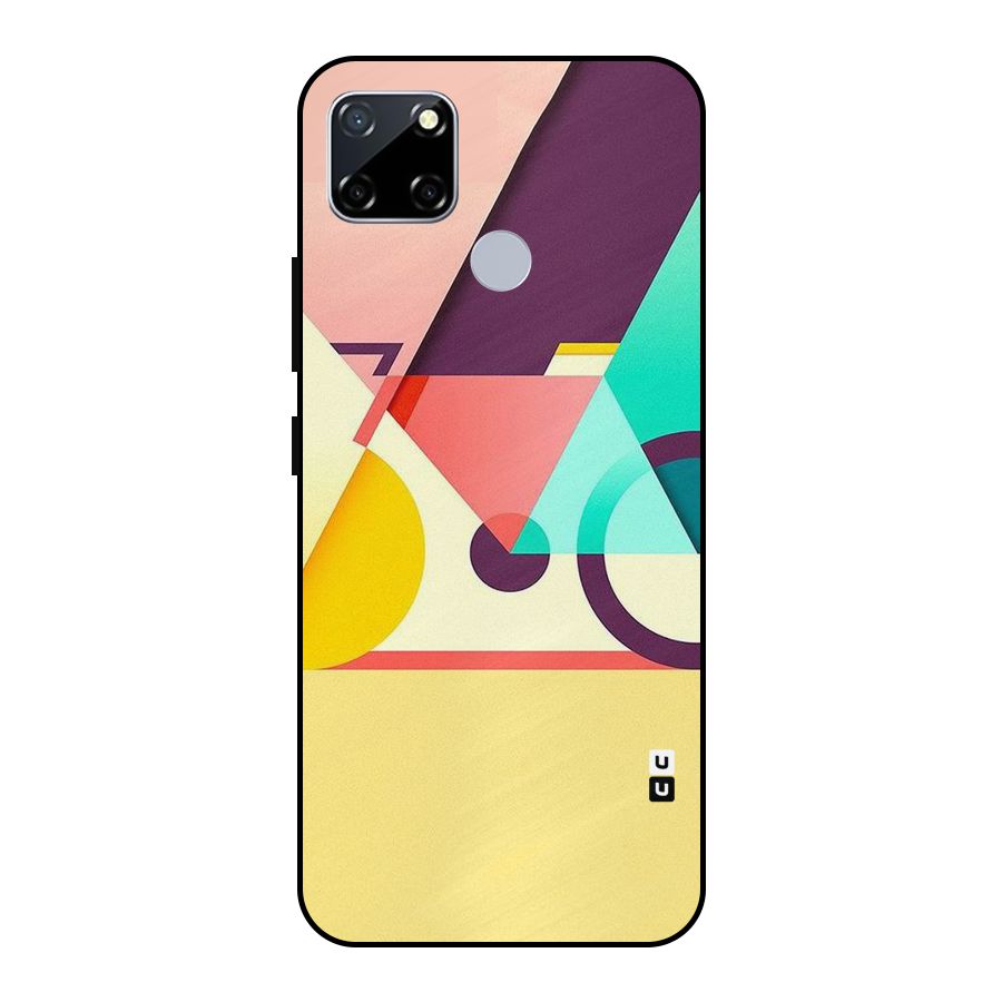 Abstract Cycle Metal Back Case for Realme Narzo 20