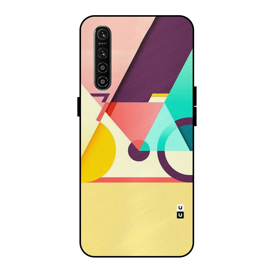 Abstract Cycle Metal Back Case for Realme XT