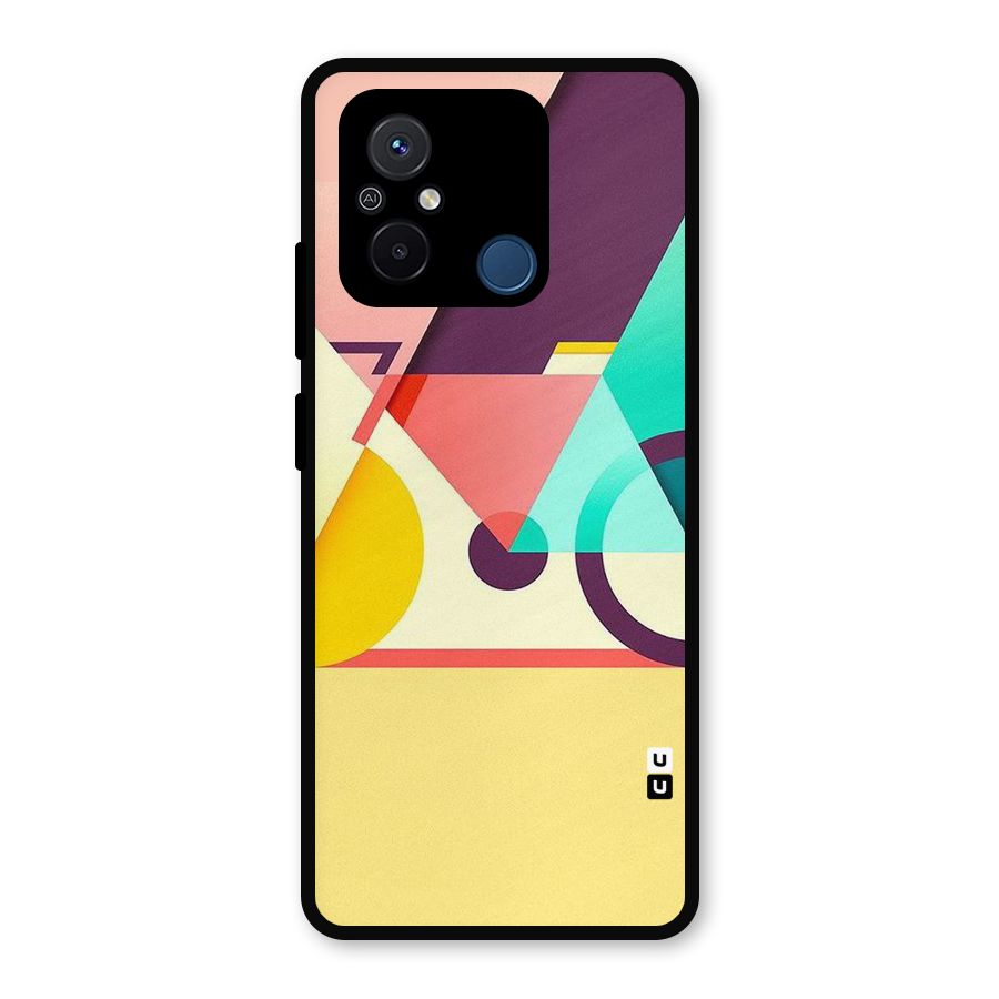 Abstract Cycle Metal Back Case for Redmi 12C