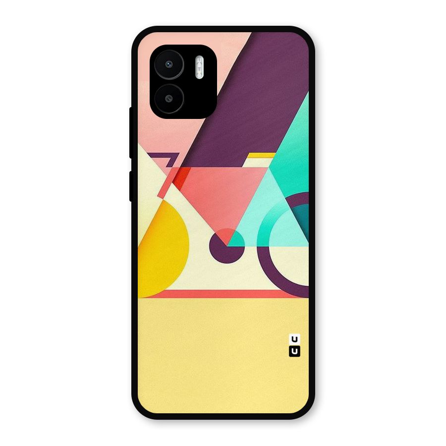 Abstract Cycle Metal Back Case for Redmi A1