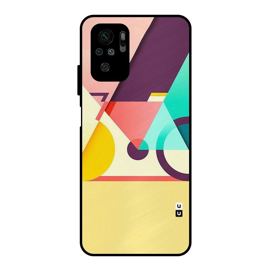 Abstract Cycle Metal Back Case for Redmi Note 10S