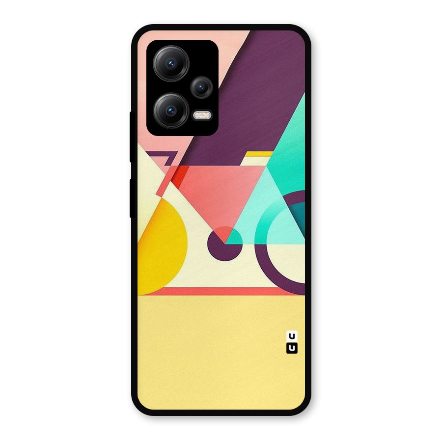 Abstract Cycle Metal Back Case for Redmi Note 12 5G