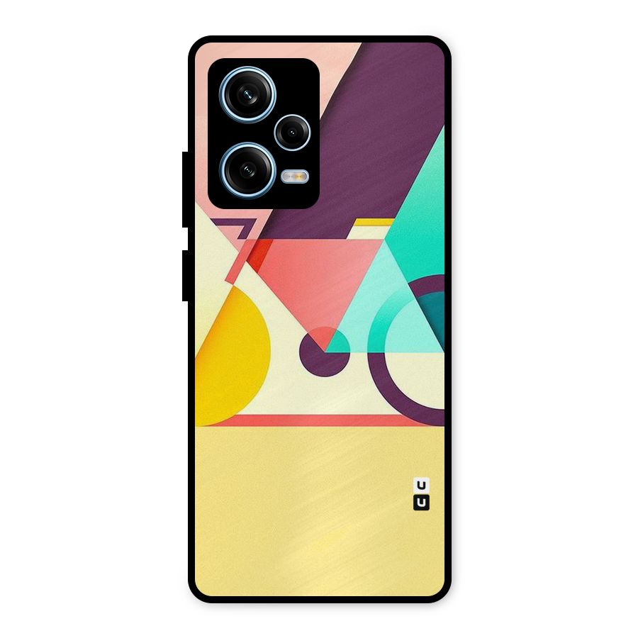 Abstract Cycle Metal Back Case for Redmi Note 12 Pro