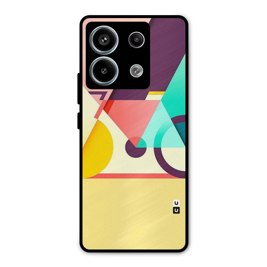 Abstract Cycle Metal Back Case for Redmi Note 13 Pro 5G