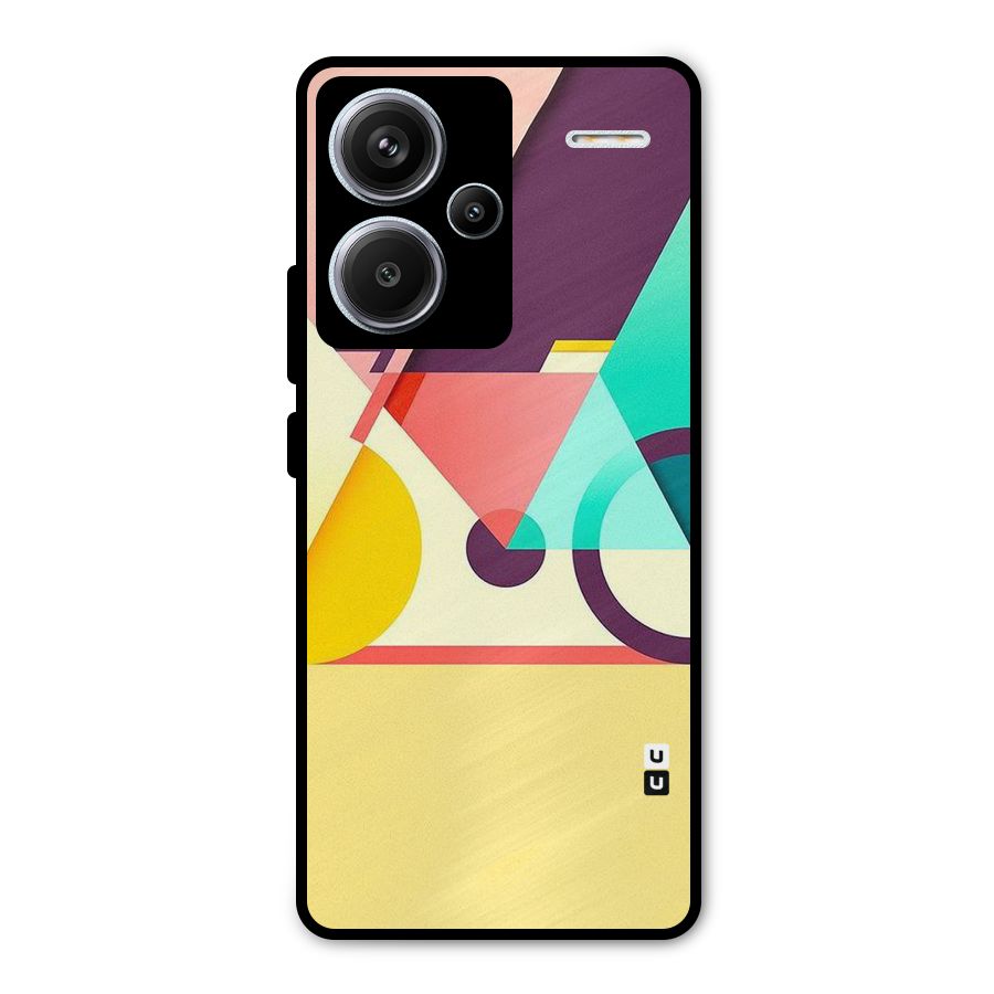 Abstract Cycle Metal Back Case for Redmi Note 13 Pro Plus