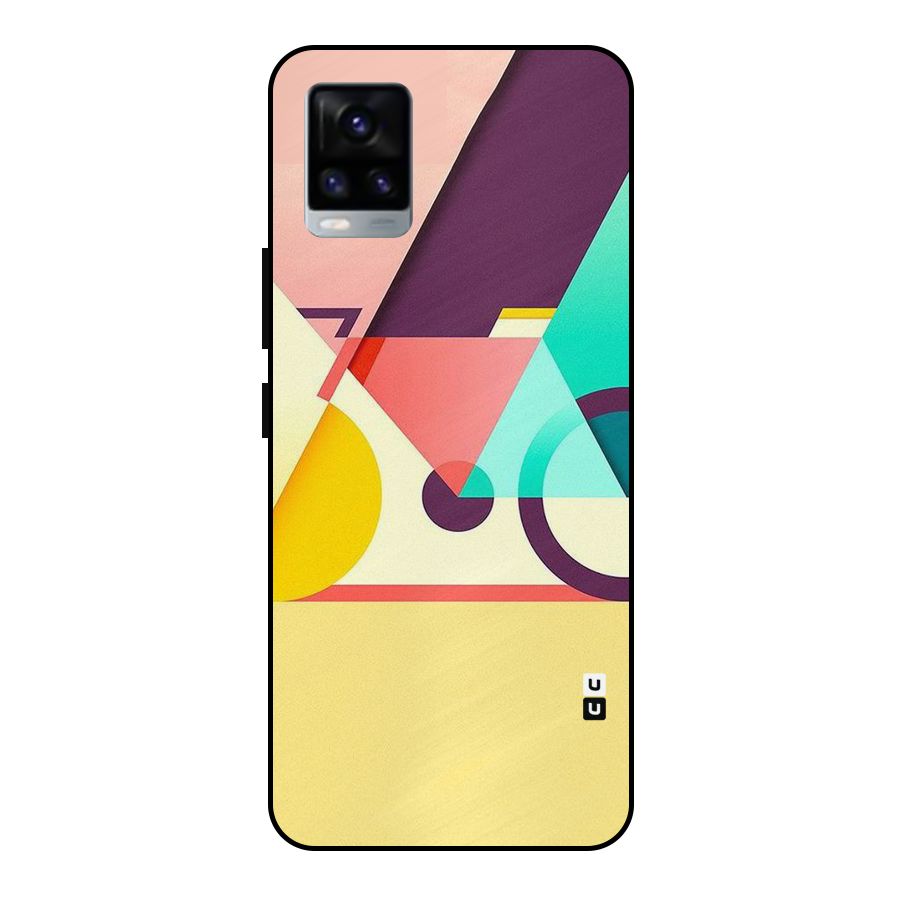 Abstract Cycle Metal Back Case for Vivo V20 2021