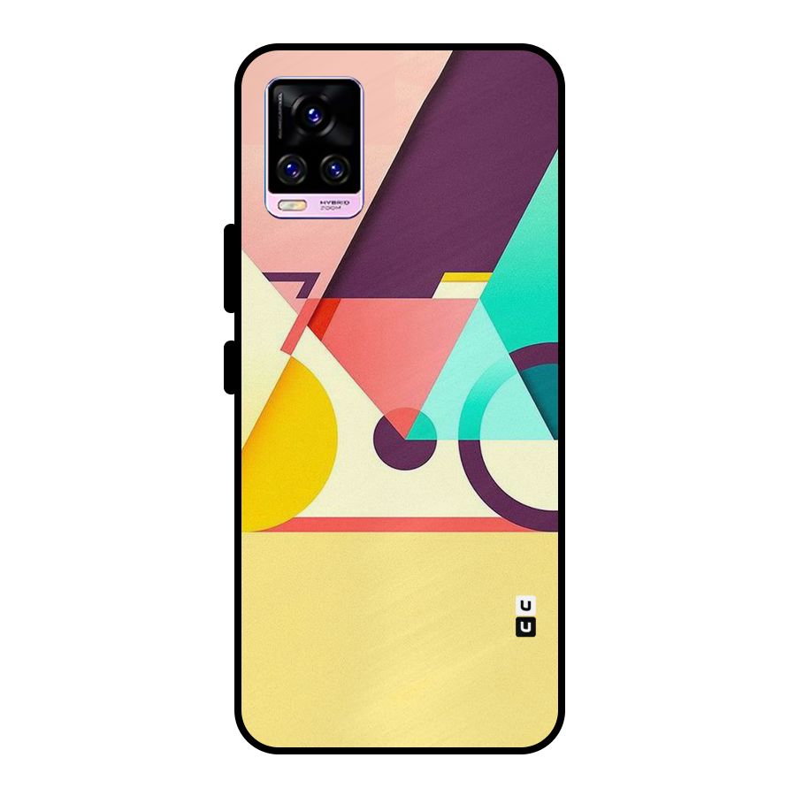 Abstract Cycle Metal Back Case for Vivo V20 Pro