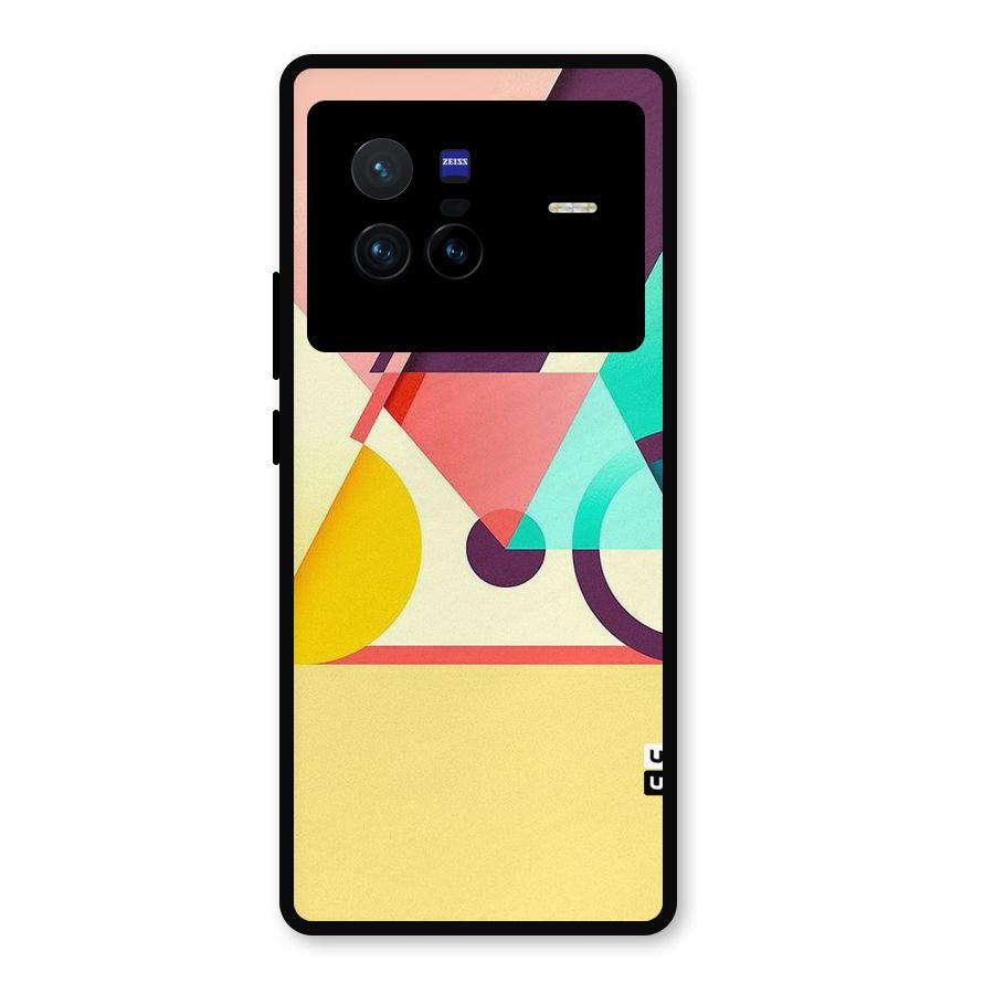 Abstract Cycle Metal Back Case for Vivo X80