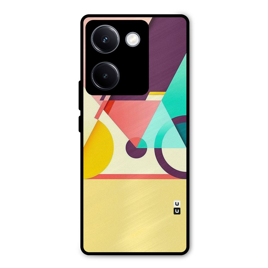Abstract Cycle Metal Back Case for Vivo Y300 Plus