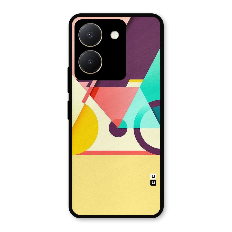 Abstract Cycle Metal Back Case for Vivo Y36