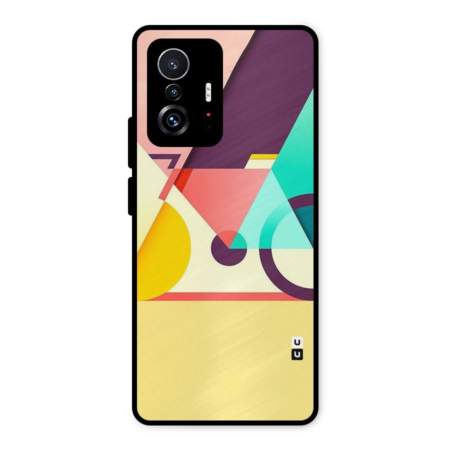 Abstract Cycle Metal Back Case for Xiaomi 11T Pro
