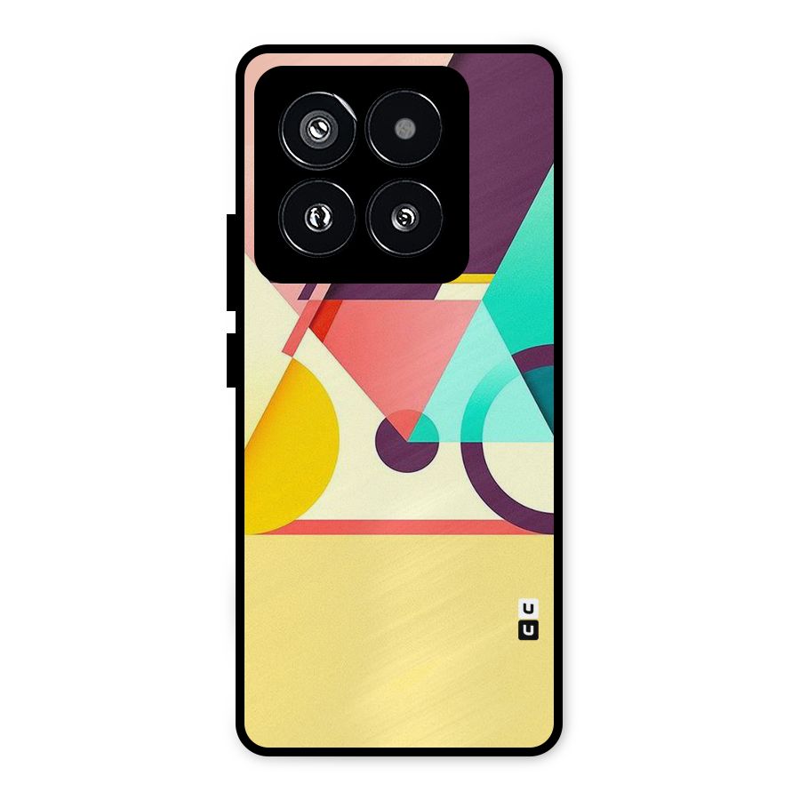 Abstract Cycle Metal Back Case for Xiaomi 14 Pro