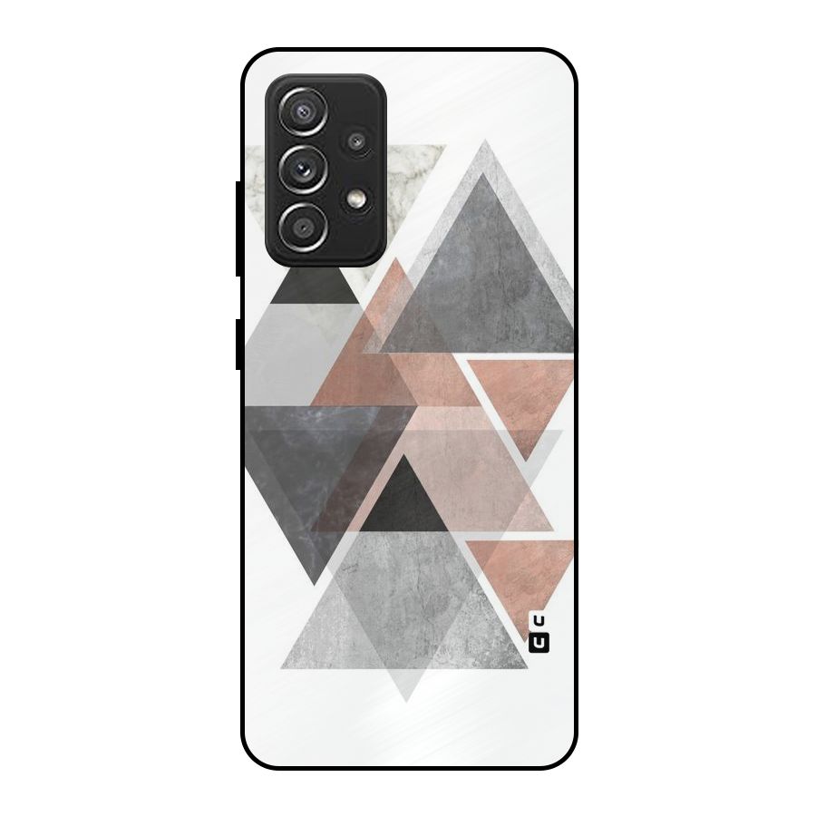 Abstract Diamond Pink Design Metal Back Case for Galaxy A52s 5G
