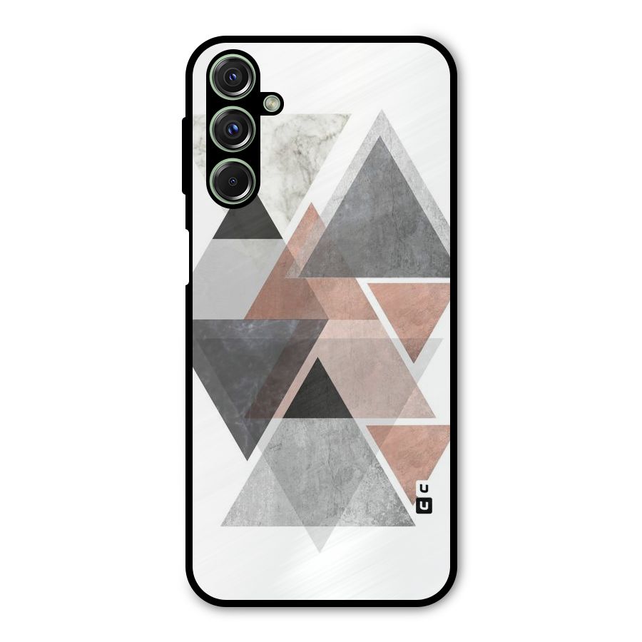 Abstract Diamond Pink Design Metal Back Case for Galaxy F34
