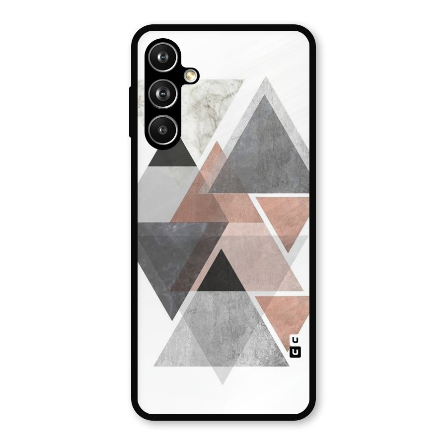 Abstract Diamond Pink Design Metal Back Case for Galaxy F54