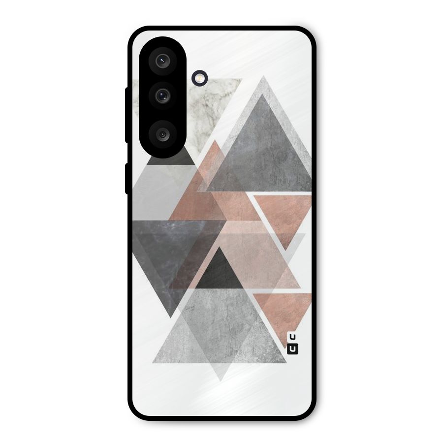 Abstract Diamond Pink Design Metal Back Case for Galaxy M56