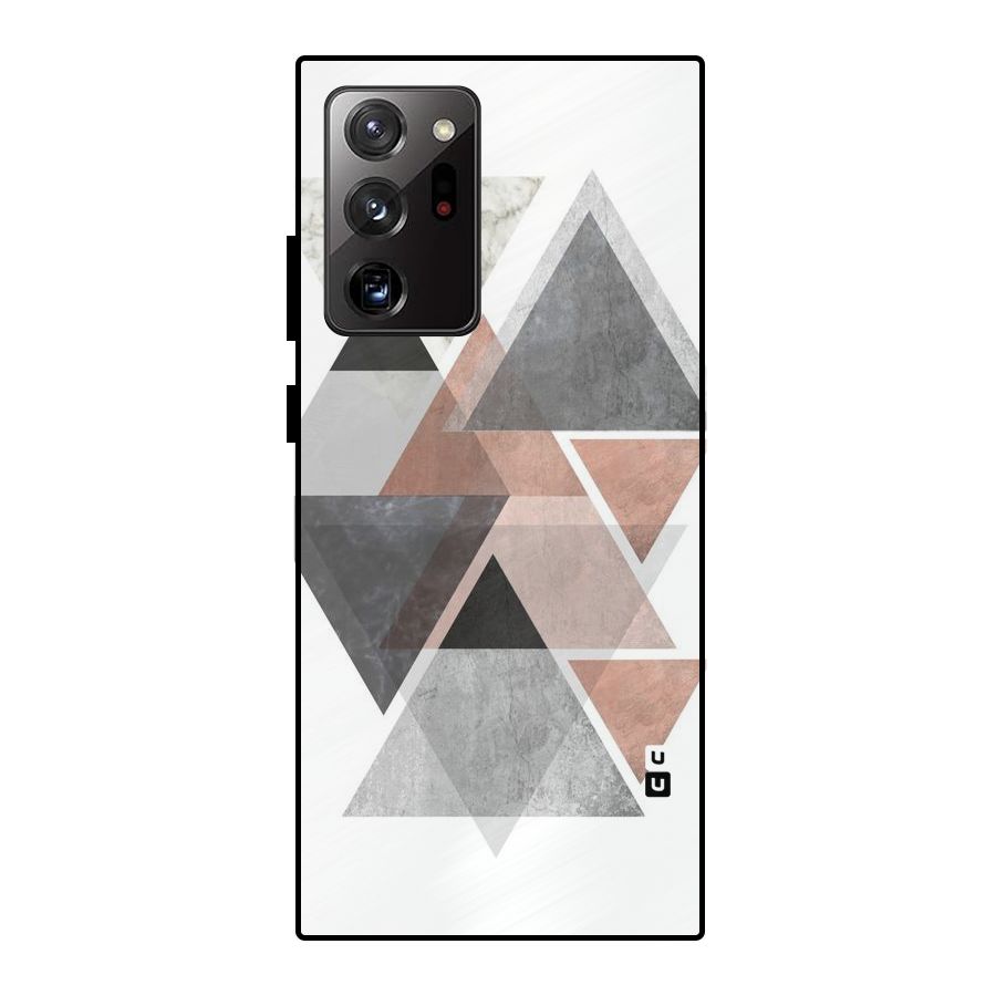 Abstract Diamond Pink Design Metal Back Case for Galaxy Note 20 Ultra