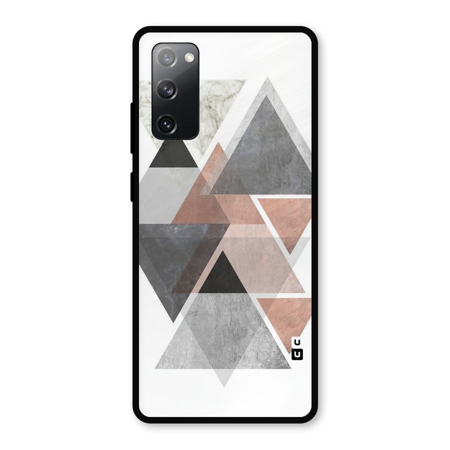 Abstract Diamond Pink Design Metal Back Case for Galaxy S20 FE